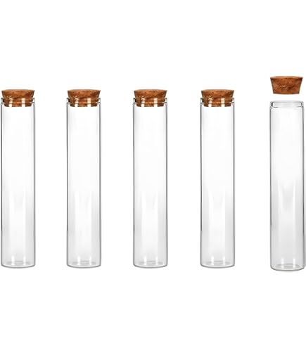 12 Provette Vetro 30ml Con Tappo A Vite - Per Laboratorio, Fai Da Te, Decorazioni - Foto 7