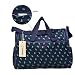 Fafada 4pcs Multifunctional Mummy baby Changing Bag Hospital Nursing Travel Handbag Diaper Set Navy Blue