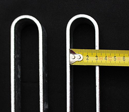 DanDiBo 4 Stück Bodenanker für Rosenbogen 30 cm verzinkt Erdspieß Bodenspieß Befestigungsanker Erdanker - 3