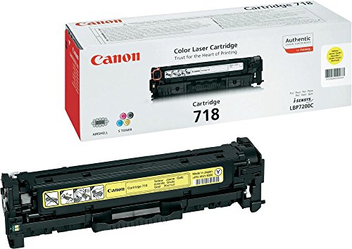 Original Canon I-Sensys 718 Tonerkartuschen-Pack, Cyan, Magenta, Gelb, Schwarz, Lasertonerkartuschen, 2660B002/2662B005/2659B002/2661B002 Für LBP7200Cdn / MFC8330 / LBP8350CDN – Braune Box - 5