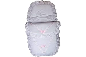 LSM Footmuff Cosy Toes for Buggy Liner, Pram & Pushchair Liner (Pink)