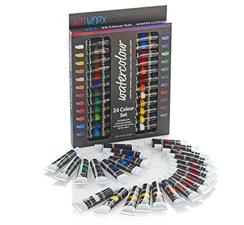 Artworx 24 x Watercolour Paint Tube Set - 12ml