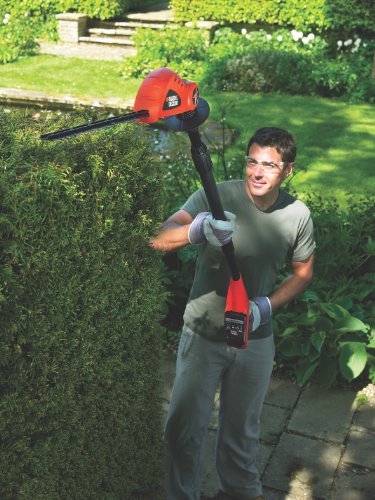 Black + Decker 18 V Lithium-Ionen Akku-Stabheckenschere OHNE Akku und Ladegerät, bis zu 3.5m höhenverstellbar, GTC1843LB - 4