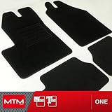 100% Polipropileno de gran calidad, color moqueta negra, ribetes de algodón negro provistos de velcro antideslizamiento en todo el perímetro de las alfombrillas