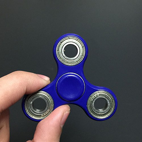 2017 New Tri Fidget Hand Spinner EDC Sensory Fidget Toy Gift For Kids Adults (Blue) 2017 New Tri Fidget Hand Spinner EDC Sensory Fidget Toy Gift For Kids Adults (Blue)