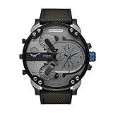 Diesel Herren Analog Quarz Uhr mit Nylon Armband DZ7420