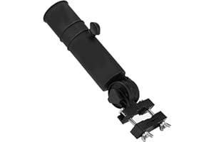 Huakaile Schirmhalter für Golfwagen, verstellbar, universal, für Stuhl, Outdoor, Rollstuhl, Regenschirmhalter für Schubwagen, Angeln, Strandstuhl, Fahrrad, Kinderwagen, Trolley