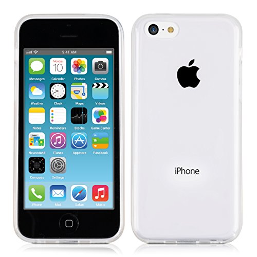 kwmobile Funda para Apple iPhone 5C - Carcasa Protectora de  TPU  para m  vil - Cover  Trasero  en  Transparente 
