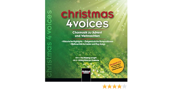 Christmas 4 Voices Doppel Cd 57 Choraufnahmen Zur Advents Und Weihnachtszeit Amazon De Maierhofer Lorenz Bucher