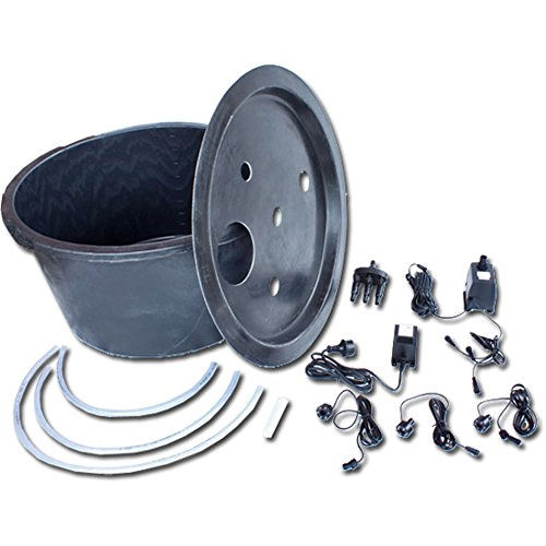 Edelstahl Springbrunnen poliert ESB1 mit 3 Säulen 65cm Säulenbrunnen für Außenbereich Garten - 5