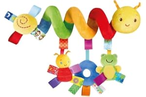SKY-TOUCH Around The Bed Stroller Playing Toy Crib Lathe Hanging Baby Rattles,Mobile Baby Spiral Activity Hanging Toys, Stroller Toys Cart Seat Pram Toy,Baby Worm
