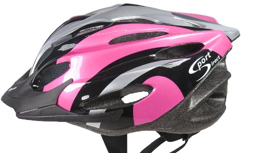 Sport Direct? Damen-Fahrradhelm Pink mit 22 Belüftungsschlitzen - 5