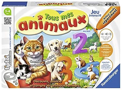 Ravensburger - 00838 - Tous mes animaux Tiptoi - Jeu interactifs
