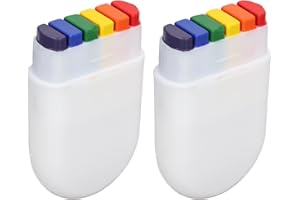 SRLIYA Bagima 2 Banderas Pintura De La Cara Pintura De La Bandera De Los Juegos Pintura De La Bandera De La Cara 6 Colores Del Iris Para La Celebración Festiva Fiesta