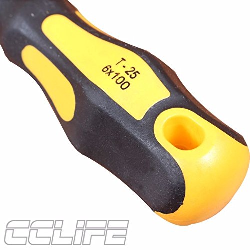 11 tlg T-Profil Torx Schlüssel Satz Schraubendreher Schraubenzieher mit Loch T6 – T40 - 4