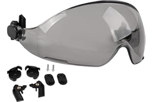 HEARMOR Casque de Protection avec Protection auditive et visière, certifié en 397, Casque de Travail ventilé, Suspension à 6 Points, idéal pour l'industrie et la Construction, Blanc