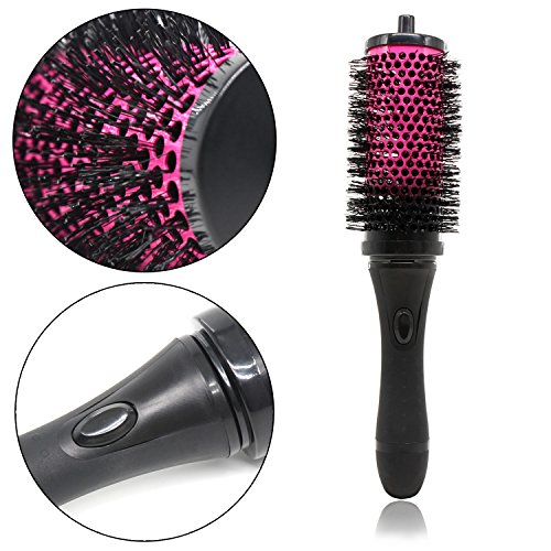 Xcellent Global Bürsten Set Mit Abnehmbaren Rollen Rundes Styling Werkzeug, 6 Rollen 1 Griff, Klein Medium Groß BT023 - 5