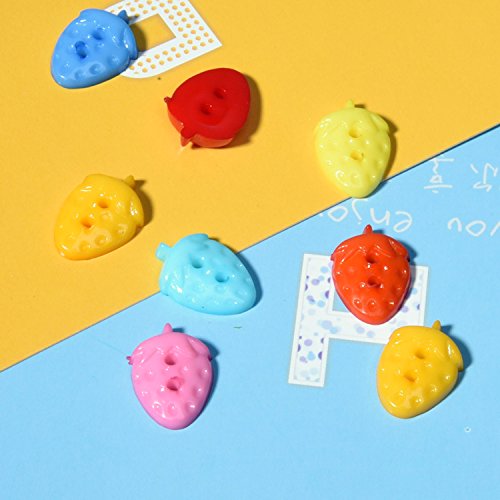 Outus 240 Stück Nähknopf Handwerk Knöpfe Resin Schaltfläche mit Kunststoff Aufbewahrungsbox für DIY Nähen Handwerk - 4