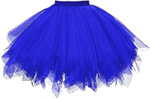 MMIHOIM Karneval tüllrock Damen Tutu Klassisch Rock, Tüllrock Unterrock Rock Tütü Rock Tutu Röcke 50er Vintage Ballet Elastisch Tanzrock Tanzkleid Ballkleid Tanzen