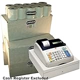 Suministrado con IVA Factura eposbits® marca 100 rollos de recepción - 5 cajas para Olivetti ECR 7100 Caja registradora ecr7100
