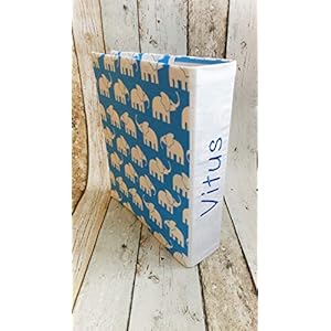 Ordnerhülle Portfolio Hülle Kindergartenhülle DIN A4, 100% Baumwolle