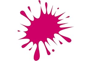 ‎SAMUNSHI Samunshi® Farbkleckse Aufkleber Klecks Sticker 19 x 20cm pink