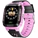 Produktbild Handy Uhr von Smart GPS Kinder Kid Armbanduhr Y21 GSM GPRS Locator Tracker Antiverlust Smartwatch Kind Guard für iOS Android, rose