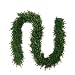 Produktbild 2.7m Weihnachtsgirlande Künstliche Girlande mit LED Tannengirlande Weihnachtskranz, Batteriebetriebene 30 LED-Lichter, PVC Weihnachtsdeko Girlande für Hochzeit, Shopping Center, Thanksgiving, Party