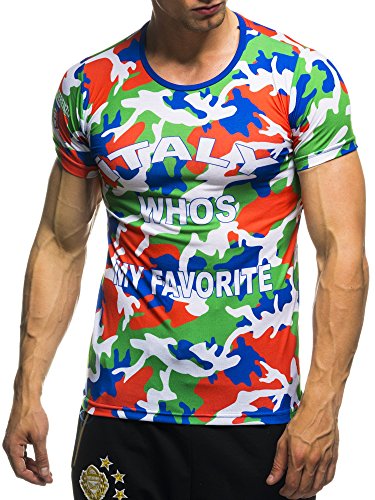 EM Fanshirt 2016 EM Fanshirts Fan T-Shirt Shirt Deutschland Frankreich Italien Portugal Spanien TŸrkei camouflage T-Shirt; Grš§e S, Italien