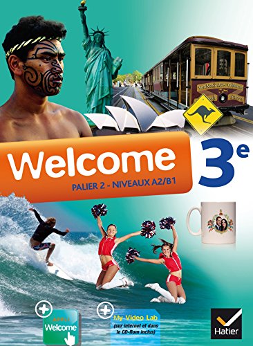 Télécharger Welcome Anglais 3e éd. 2014 - Manuel de l'élève + CD audiorom PDF Livre eBook France