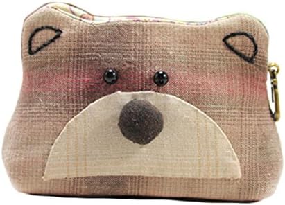 Kids Craft Bear Purse Patchwork Quilt Kit Sewing Kit (Brown)