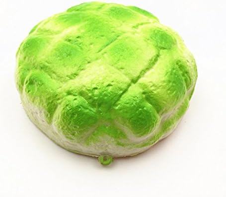 Kawaii4girl Pineapple Melon Bun Squishy Slow Rising Kawaii Phone Straps Pendant Bread Gift Educational Toys 1PC (green)