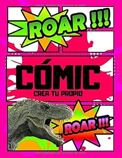 Crea tu propio cómic: Dinosaurios grandes dinosaurios niños 2 años cómic vacío dibujo infantil