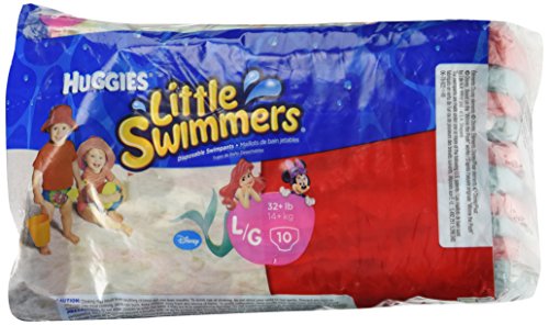 Huggies Little Swimmers Disposable Swimpants, Large, 10-Count