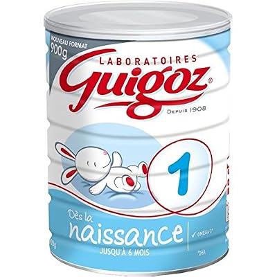 GUIGOZ 1 Dès la naissance - Lait infantile 1er âge en poudre de 0 à 6 mois - 900g -Lot de 3