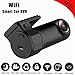 Produktbild kingko Mini Versteckte Video Driving Recorder Einstellbares Objektiv Full HD 1080 P, WiFi Auto DVR Dashcam Video Recorder Digitale Registrar Camcorder (Schwarz)