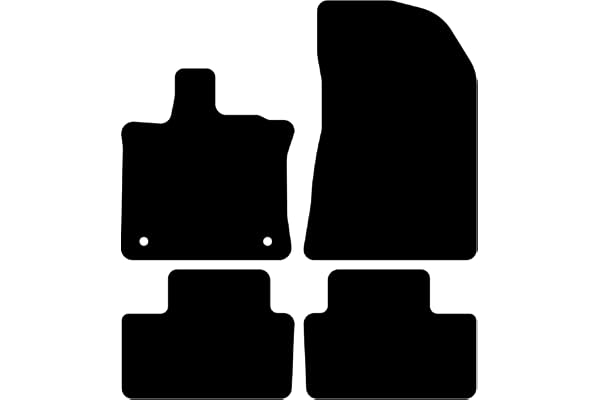 Kovvar Tapis de Sol Compatible avec Renault Captur 2019-2026 | Qualité: Basic