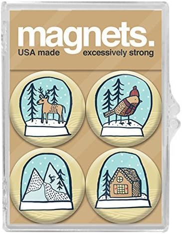 Magnet Set - Snow Globes by Badge Bomb