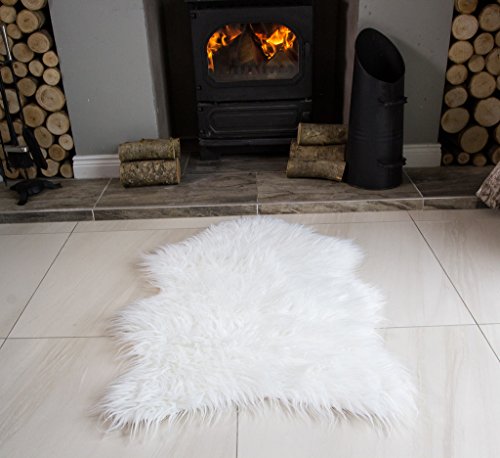 White Fluffy Rug: Amazon.co.uk