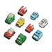 Produktbild Mini Autos Spielzeug Kunststoff Pull-Back Fahrzeuge Lastwagen Set für Kinder ab 3 Jahren (9 PCS)