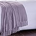 Charlotte Thomas CP50427 150 x 200 cm 1-Piece Chenille Bed and Sofa Throw, Lilac