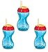 Munchkin Baby 3 Pack Straw Cup Spill Proof 10OZ 12 months + Blue