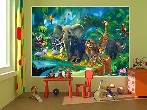 GREAT ART Safari Wanddekoration – Wandbild Dschungel Motiv XXL Poster (140 x 100 cm) - 3