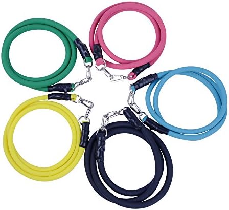 Resistance Band Set Anti Snap Tube Exercise Band Set with Carrying Bag for Gym Home Travel