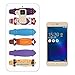 Produktbild 003136 - Colourful penny boards Skateboard Design Asus Zenfone 3 Max Fashion Trend Silikon Hülle Schutzhülle Schutzcase Gel Rubber Silicone Hülle