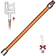 Vacuum Extension Tube Wand for Dyson V7 V8 V10 V11 V15 Stick Vacuum Cleaner, Quick Release Wand Replacement Part 74 cm - Orange
