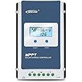 EPEVER 10A Solar Charge Controller MPPT Solar Panel Charge Controller 12V / 24V Auto Working Max PV 100V Solar Charge Battery Regulator with LCD Display for Gel Flooded Sealed Lithium Batteries