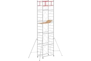Échafaudage hauteur de travail 7,35 m en acier série M4 LUX BASE NORMALE - Made in Italy I SCEDIL