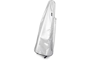 Maloney StageGear Covers 30306 Full size Cello Soft Case Instrument Bag; Weather Resistant Cover Reversible, Protects from Sun UV Rays, Travel Gig Bag for Musicians,Silver,Black,49 inch