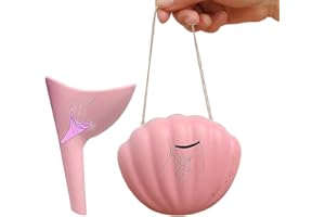 TAXUALLY Imbuto per Pipi Donna,Dispositivo per Orinatoio Femminile in Silicone Riutilizzabile Permette alle Donne di Fare Pipì in Piedi, Cono da Donna è Perfetto per Viaggi Rosa